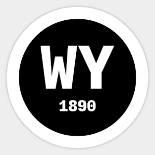 Wyoming | WY 1890 Sticker